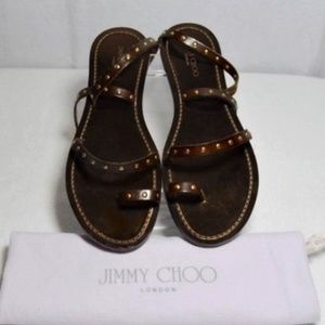 Jimmy Choo - NEW brown, strappy sandals (sz 36/6)